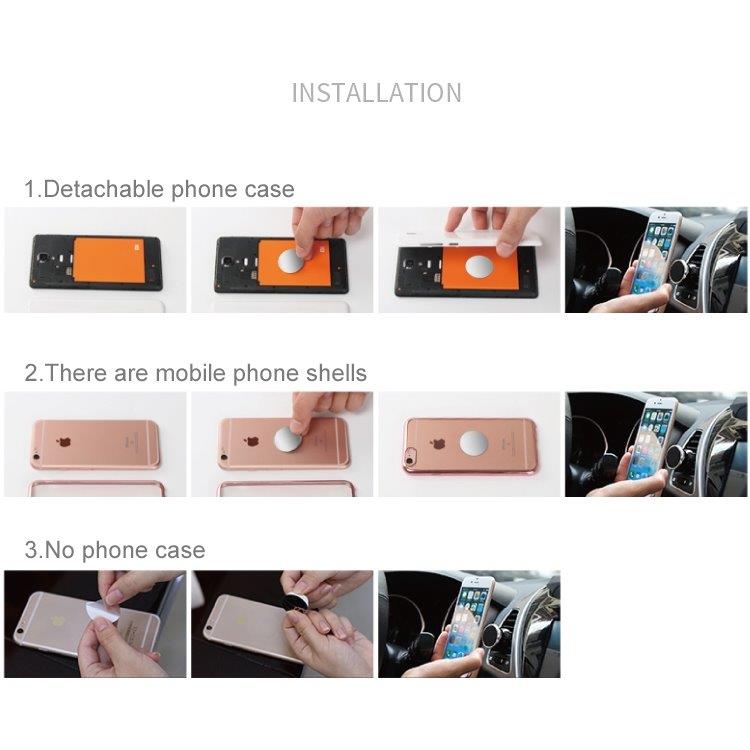 JOYROOM Universal Magnetisk Mobilholder til bilens luftinntak - Inkludert magnet