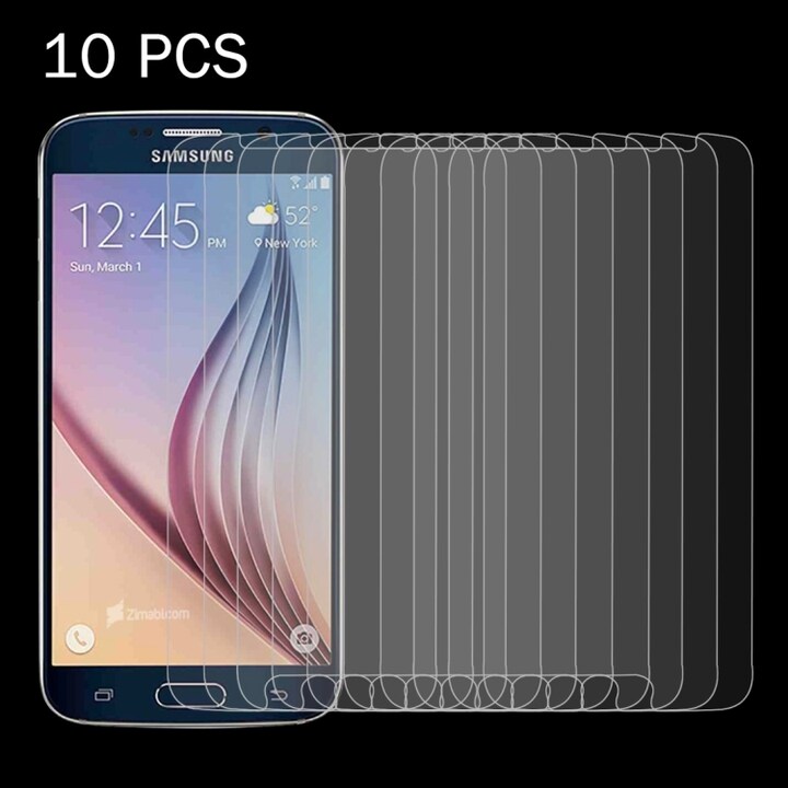 Skjermbeskyttelse Herdet Glass Samsung Galaxy S6 - 10PACK
