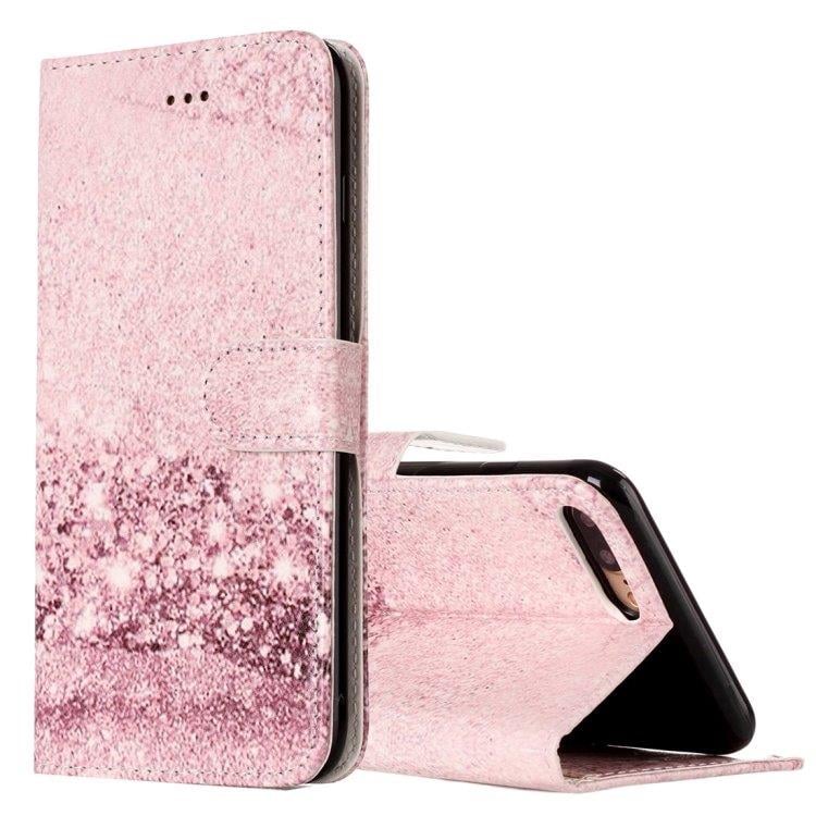 Rosa lommebokfutteral iPhone 8 Plus & 7 Plus