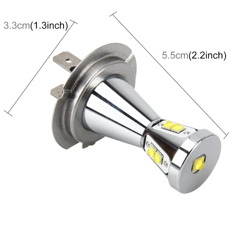 H7 LED Dimmer 50W 1000 LM 9 CREE XB-D Lampe
