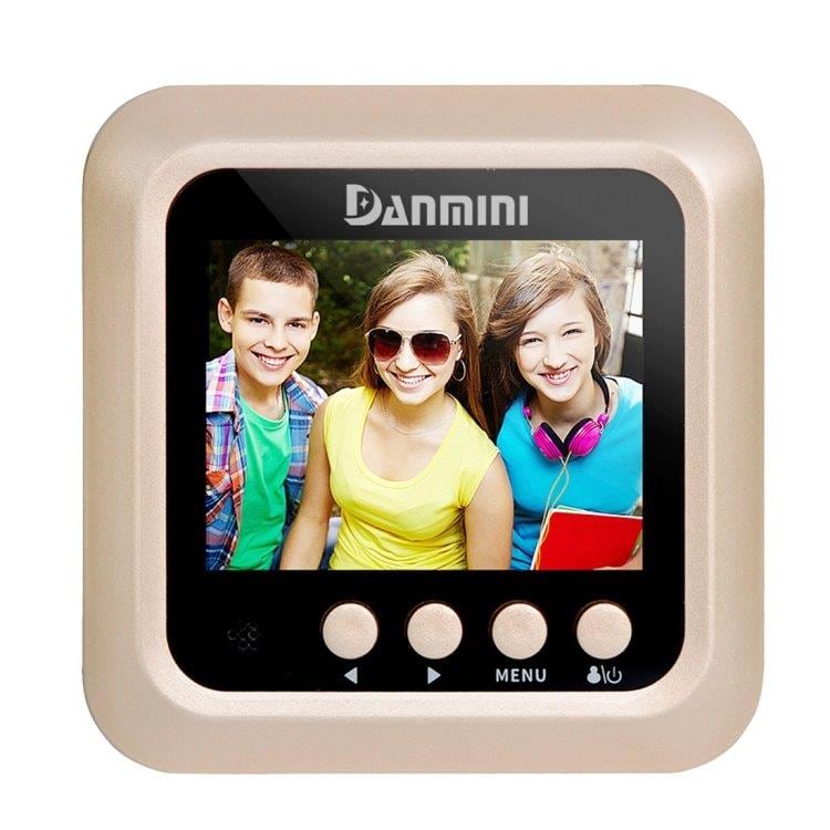 Dørkamera Danmini 2,4" skjerm 2.0MP med videoinnspilling