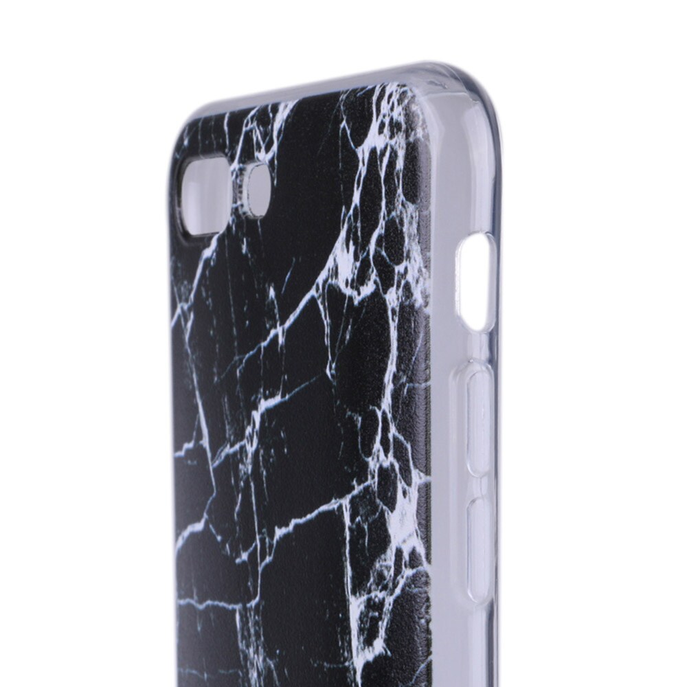 Bakdeksel Marmor iPhone 8 - Svart/hvit