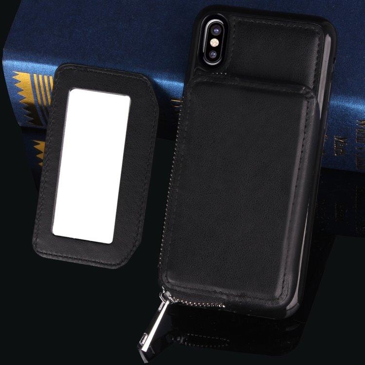 Lommebok med glidelås iPhone X