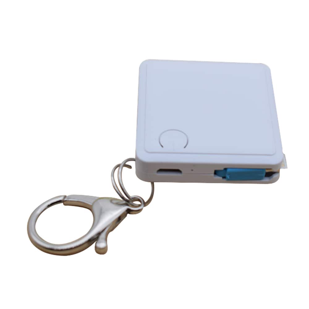Power bank / Pocket bank, micro USB-port , 1200 mAh - Hvit