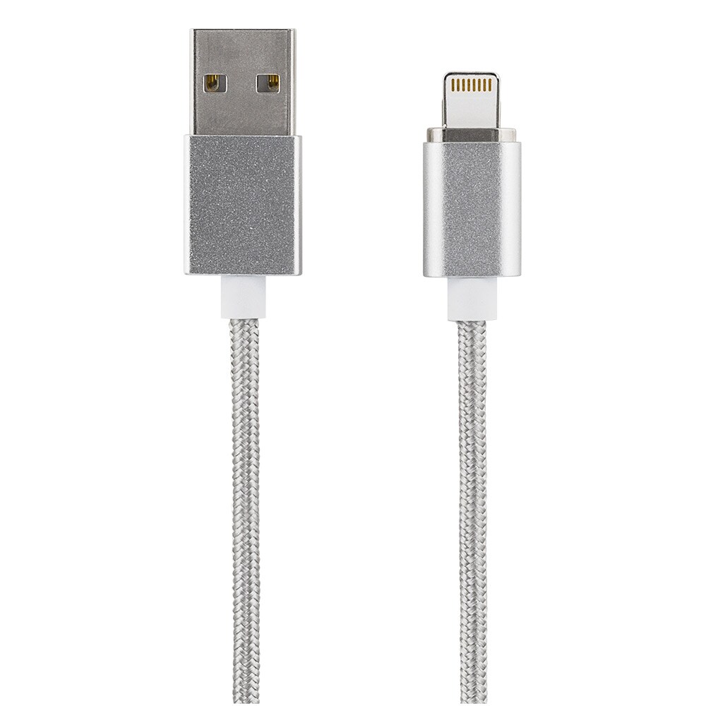 EPZI Magnetisk USBsynke/ ladekabel, Lightning Silver