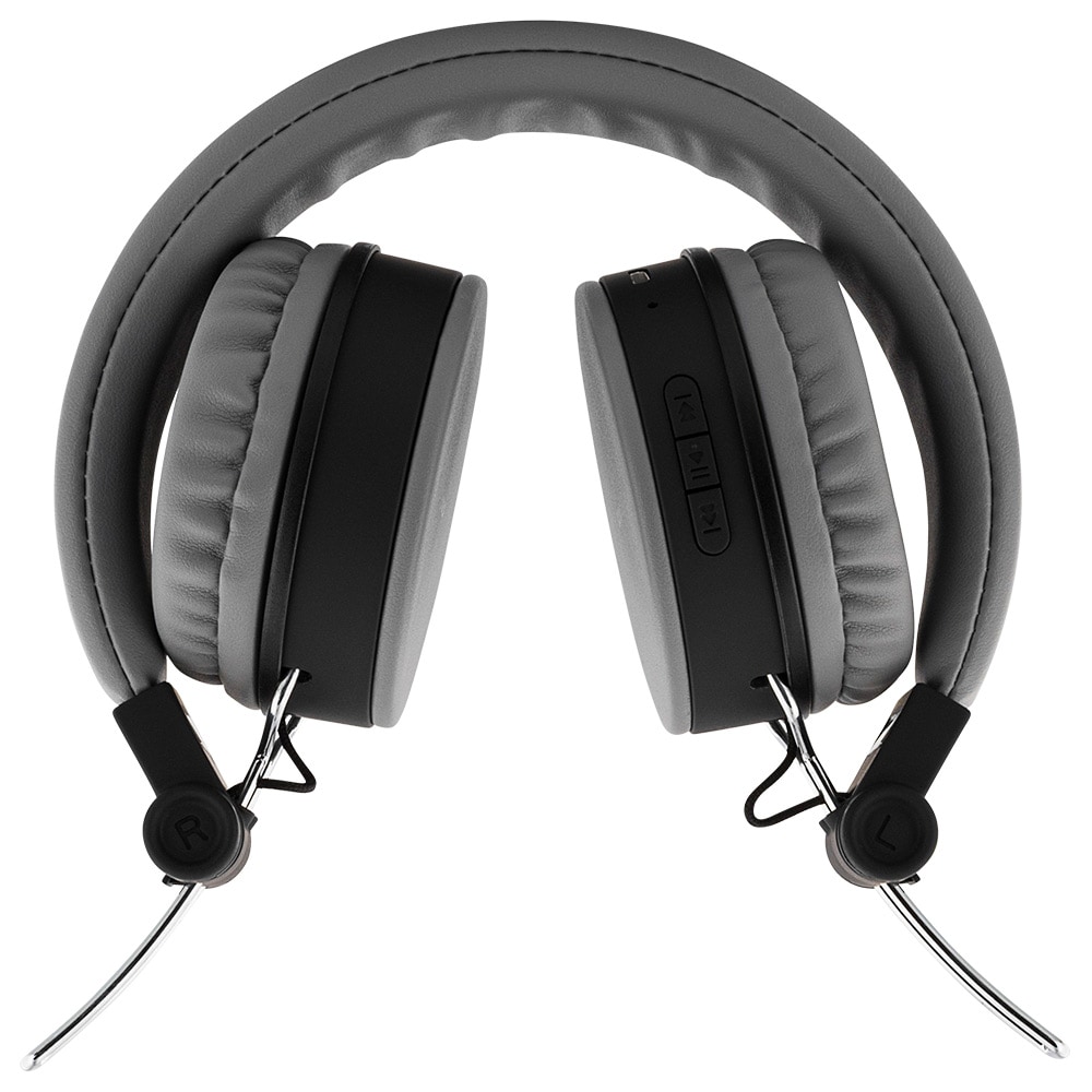 STREETZ sammenfoldbart Bluetooth-headset med mikrofon Svart