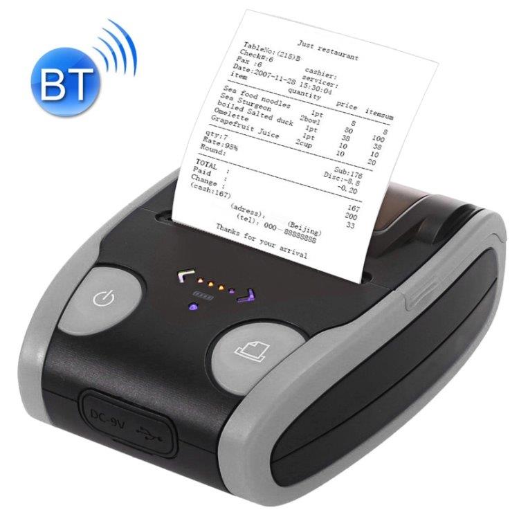 Portabel Bluetooth POS Terminalprinter / etikettprinter