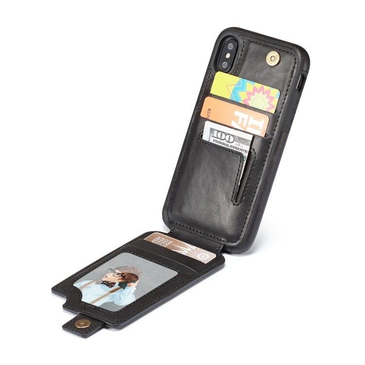 Lommebok med flere lommer for kontokort iPhone X/XS