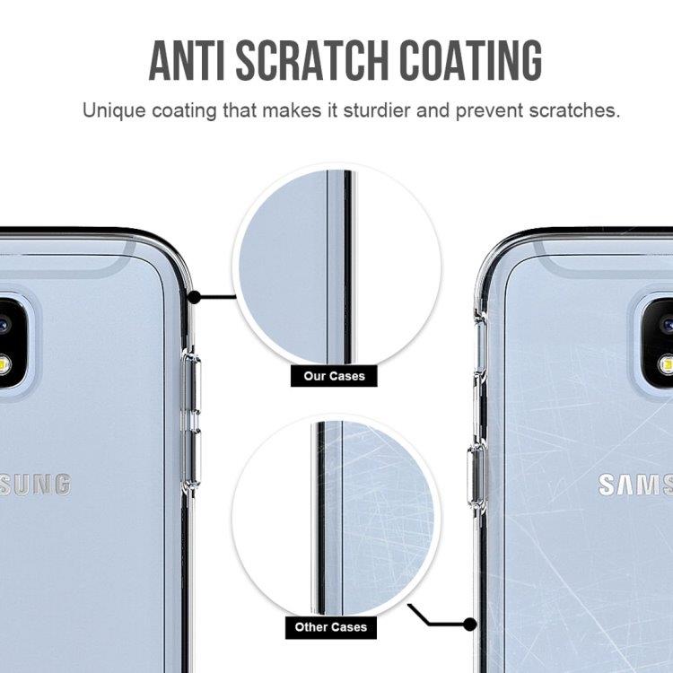 Transparent skall Samsung Galaxy J5 2017 med metallknapper