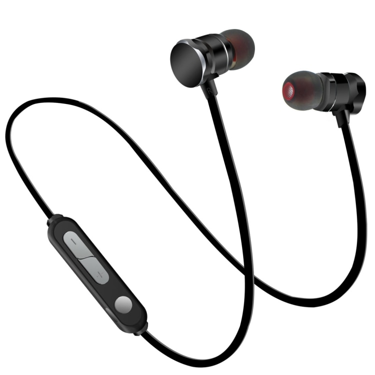 Magnetisk Svettesikkert Bluetooth Sport In-Ear Headset med mikrofon
