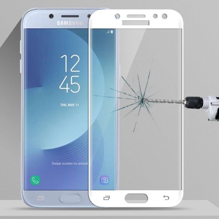 Fullskjermbeskyttelse av herdet glass Samsung Galaxy J5 2017 - Hvit