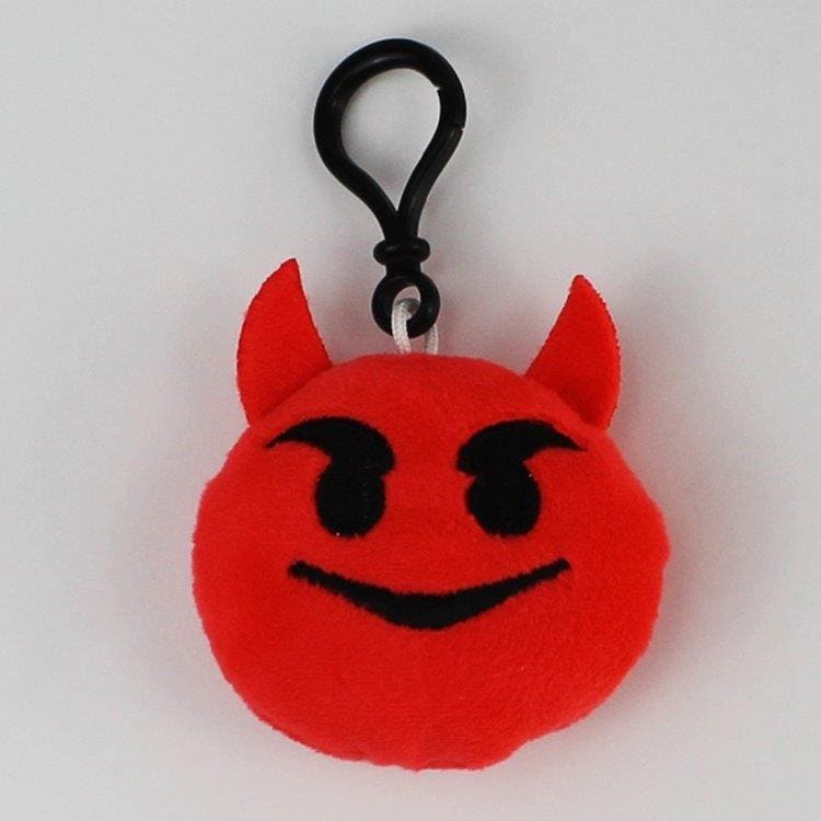 Emoji Nøkkelring - Rød djevel