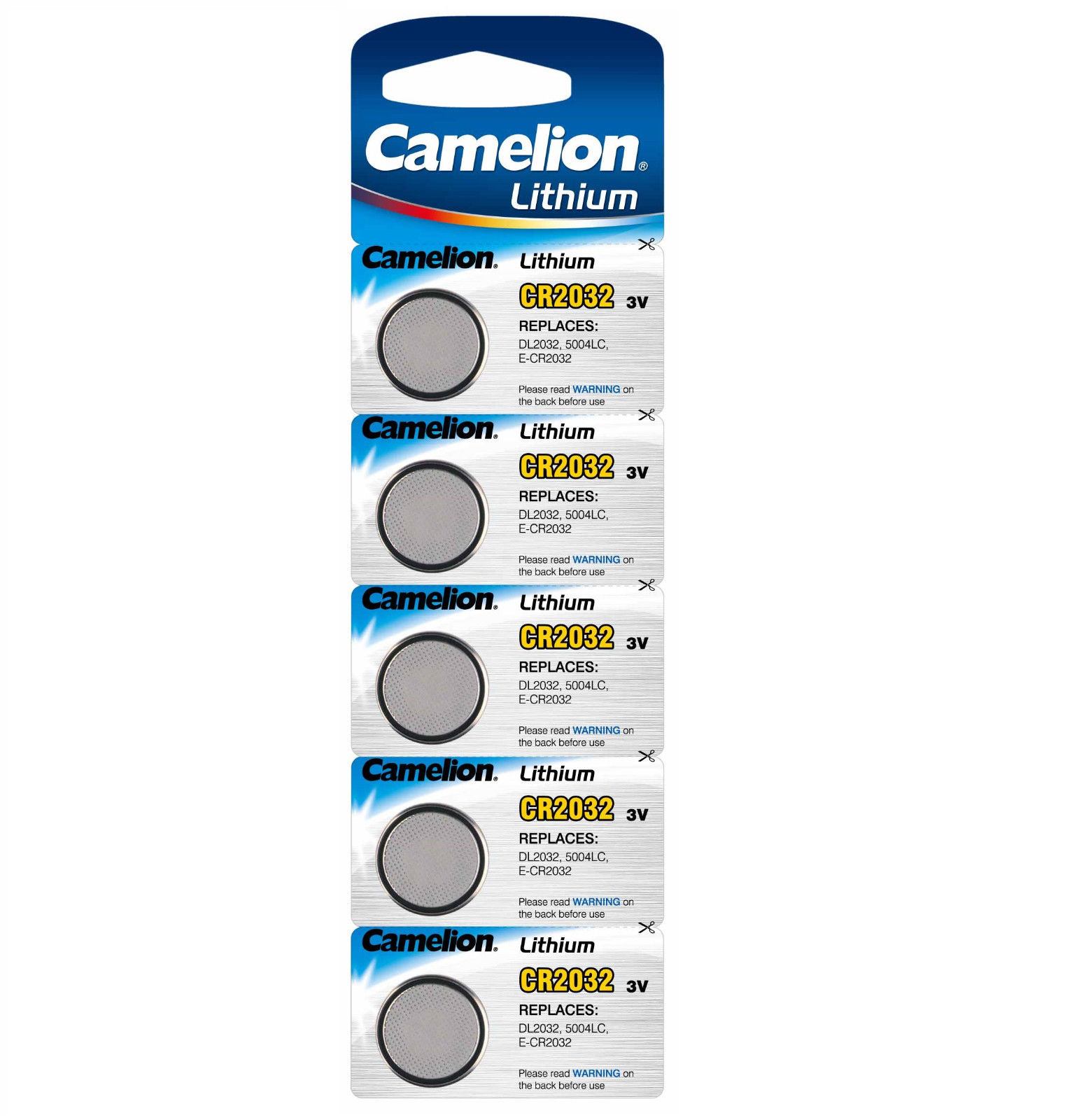 Camelion Lithium batteri CR2032 - 5 stk