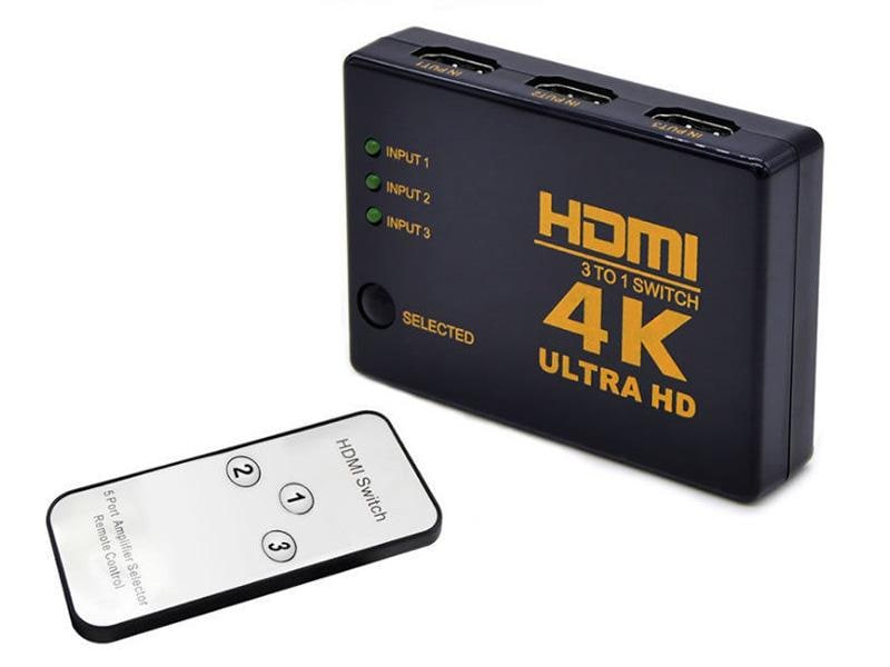 HDMI 4K Ultra HD Switch - 3 Porter
