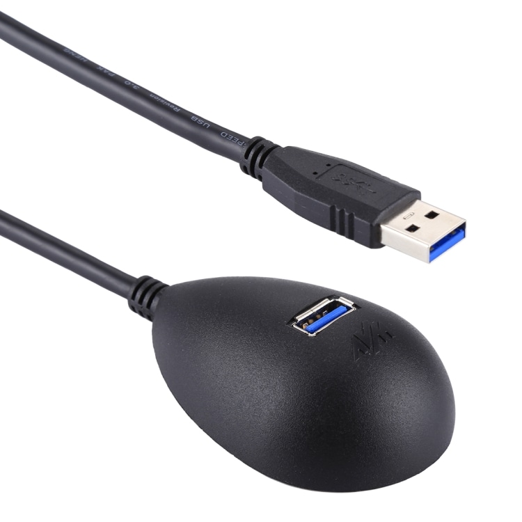 USB 3.0 Forlengelseskabel med bordholder