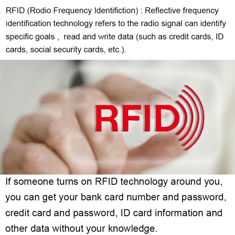 RFID 10-Pack kortbeskyttelse til bankkort - Aluminium