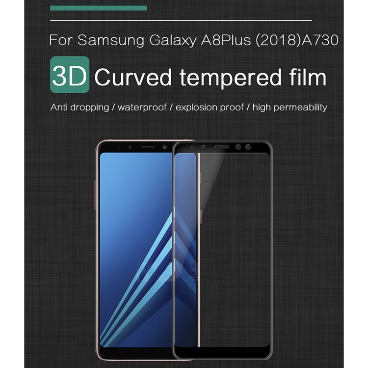 MOFI Skjermbeskyttelse av herdet glass til Samsung Galaxy A8 + 2018