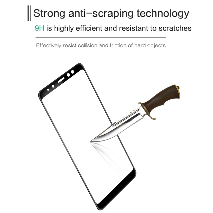 MOFI Skjermbeskyttelse av herdet glass til Samsung Galaxy A8 + 2018