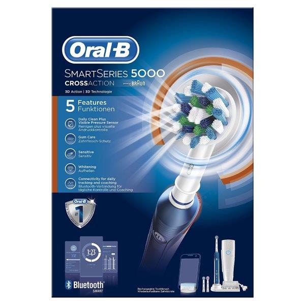 Braun Oral-B Tannbørste SmartSeries 5000 - Blå