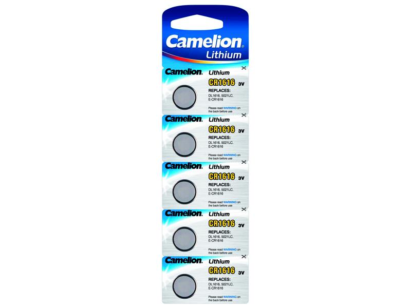 Camelion CR1616 Knappcellebatteri 5-pack