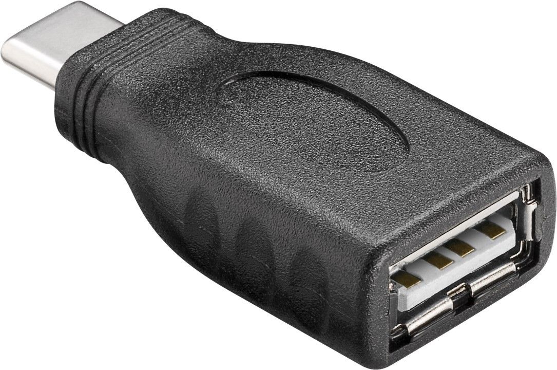 Goobay USB-Adapter USB-A 2.0 til USB-C - Svart