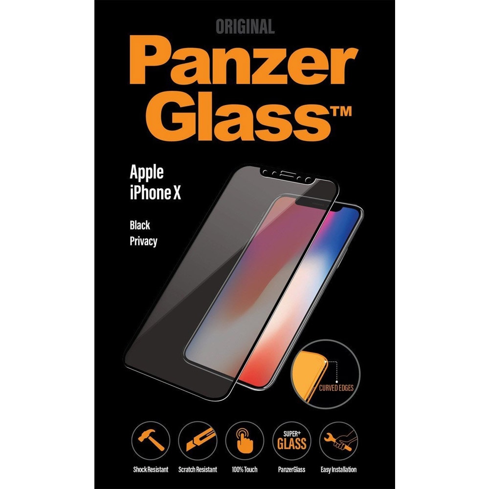 PanzerGlass Screenprotector PanzerGlass PREMIUM PRIVACY iPhone X/XS Svart