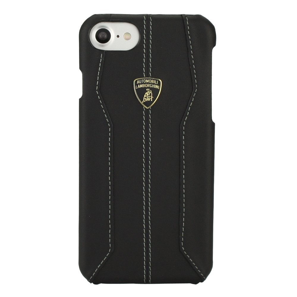 Lamborghini Huracan D1 Leather Case iPhone 7/6S/6 Svart
