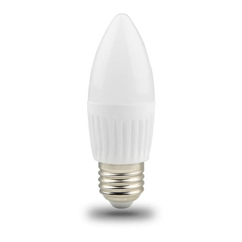 LED lyspære C37 E27 10W 230V - Varm hvit