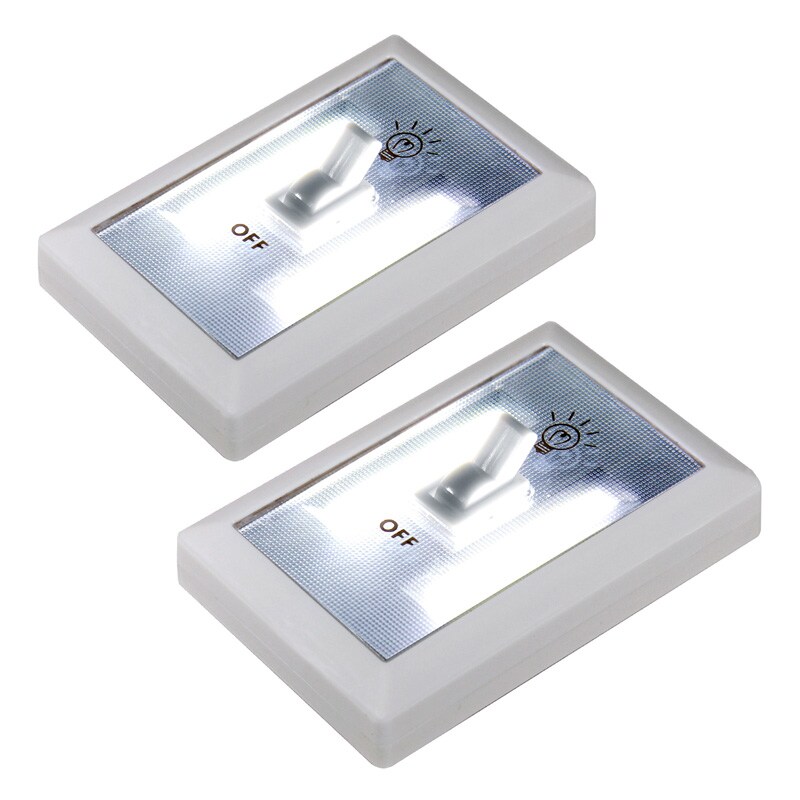 Eaxus Nattlampe LED 2-pack med strømbryter