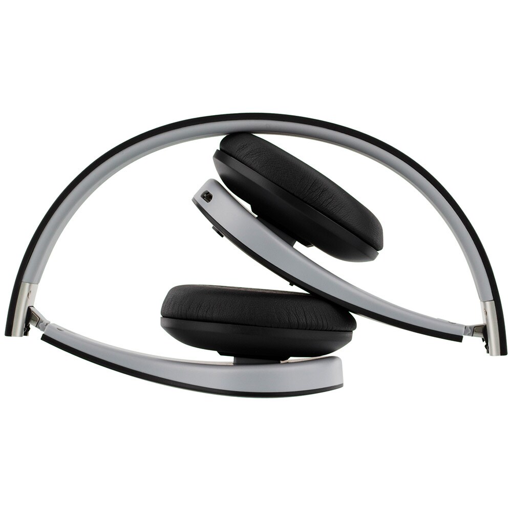 STREETZ Bluetooth-hodetelefoner med mikrofon, Svart/Grå
