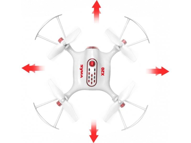 Droner SYMA X20 2.4G  - Hvit