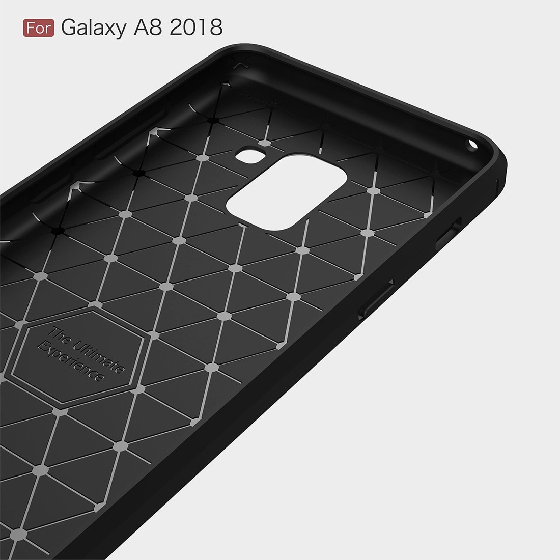 Karbonfiber / mobilfutteral for Samsung Galaxy A8 2018
