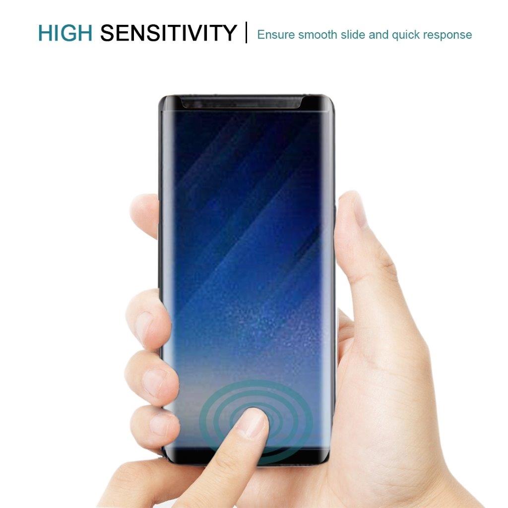Skjermbeskyttelse/displaybeskyttelse i  herdet glass for Samsung Galaxy Note 8