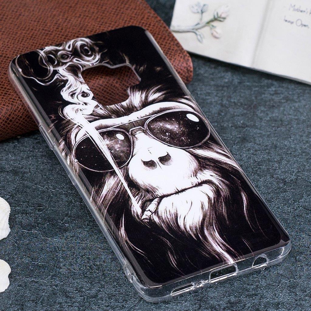 Monkey-skall / mobilskall med stenhard ape som motiv– Samsung Galaxy S9
