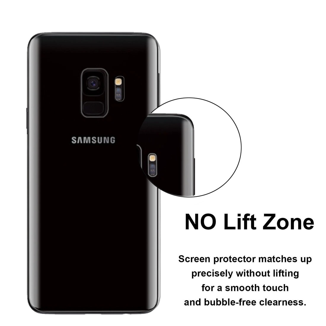 Skjermbeskyttelse / beskyttelse for baksiden av Samsung Galaxy S9