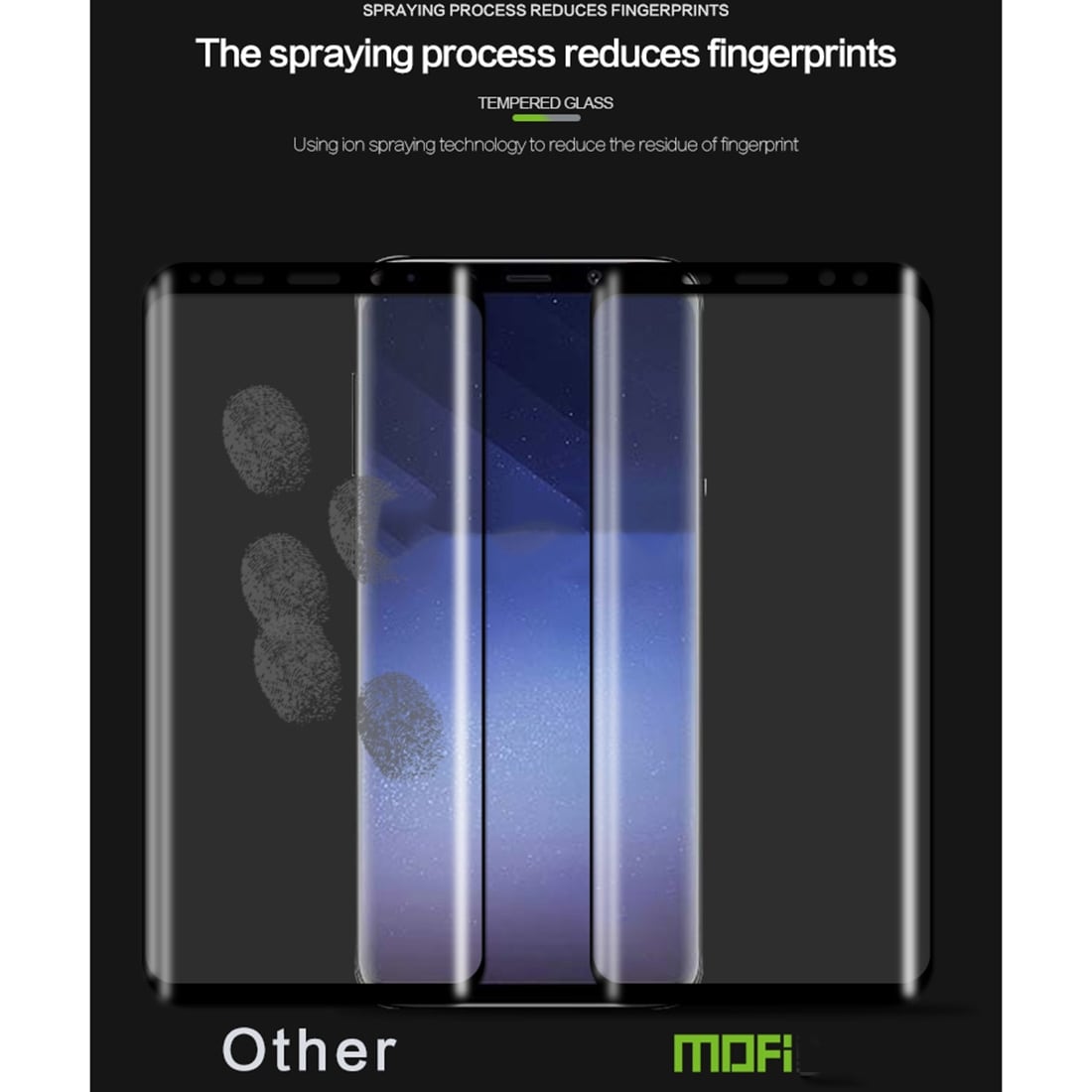 MOFI Skjermbeskyttelse i herdet Glass Samsung Galaxy S9 Plus