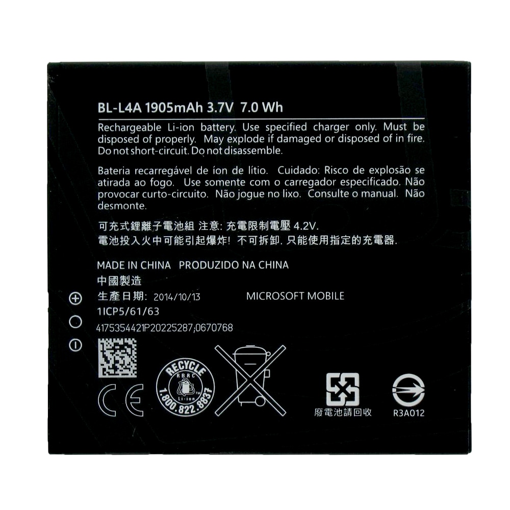 Microsoft BL-L4A Batteri Lumia 640