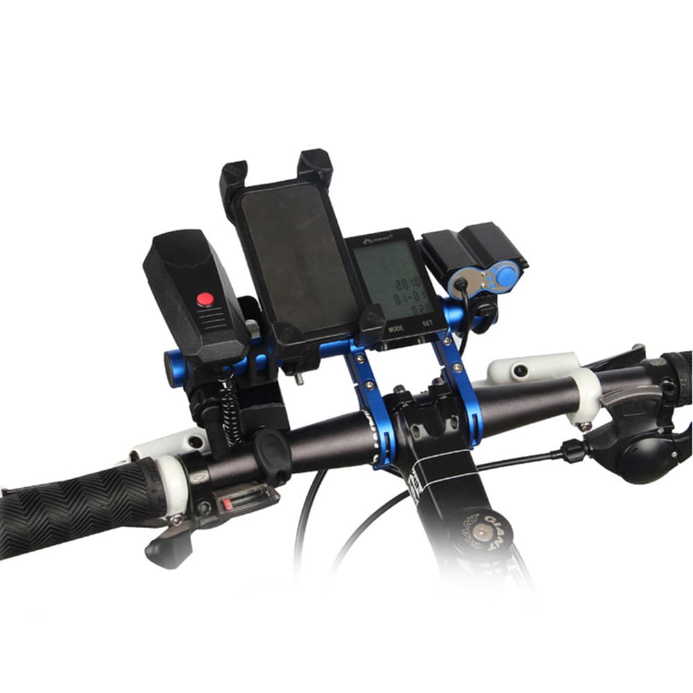Ekstra holder til sykkelstyre - Fest mobiltelefon, kamera mm