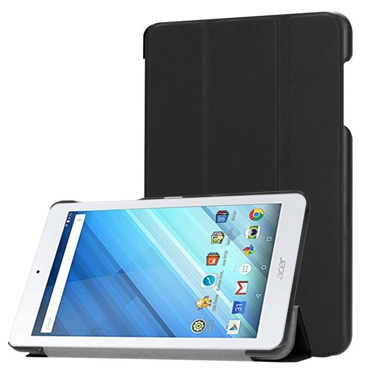 Trifold-futteral/ skall for Acer Iconia One 8 B1-860 / B1-850 - Svart