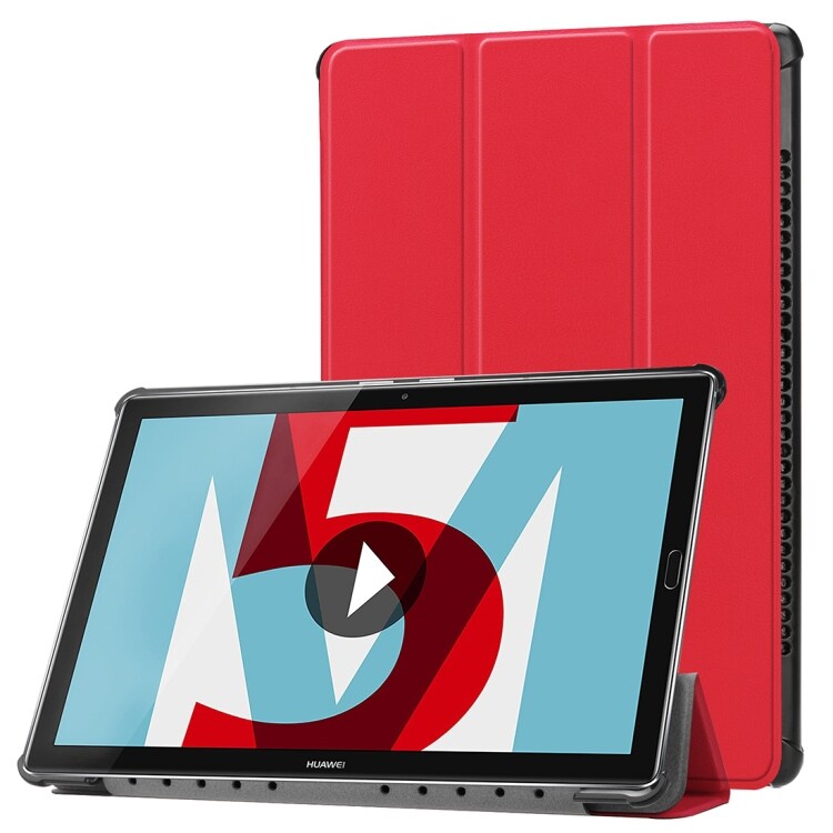 Futteral / veske med stativ for Huawei  MediaPad M5 10.8 - Rød