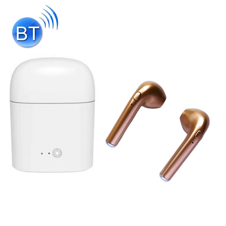 Trådløse Bluetooth 4.2 Earbuds Stereo Headset med ladestasjon