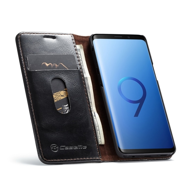 CaseMe Lommebok / mobilfutteral Samsung Galaxy S9 - Svart