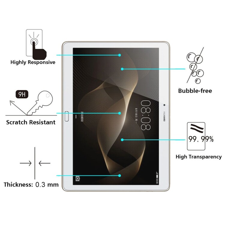 Skjermbeskyttelse herdet glass Huawei MediaPad M2 10.0