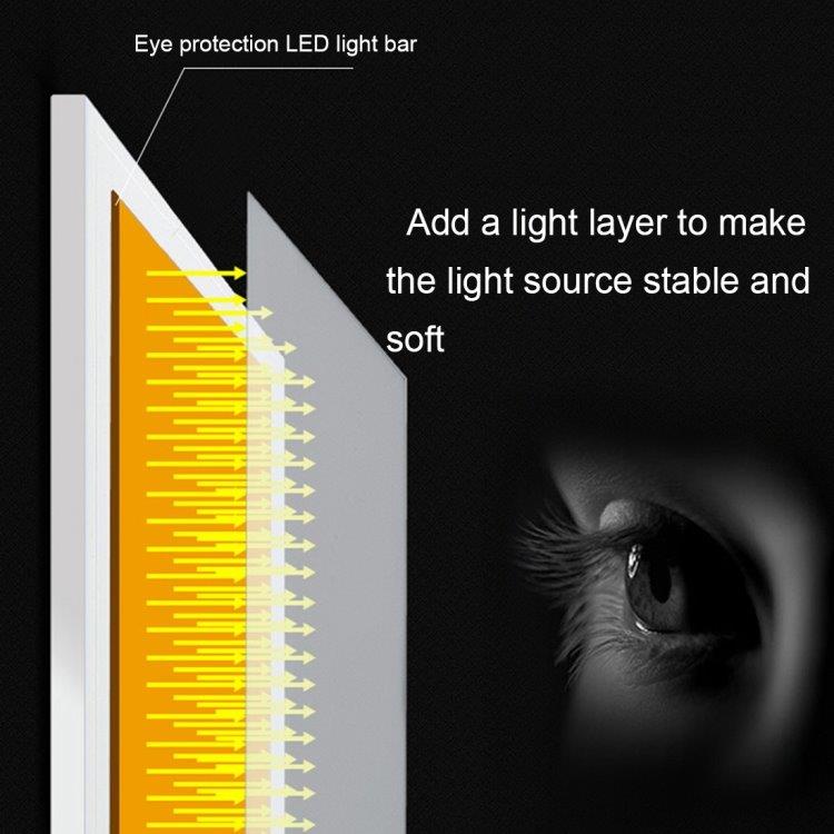 Tegnebrett med LED - lys underfra i A4