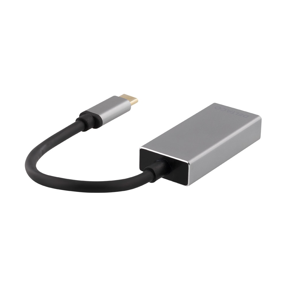 DELTACO USB-C - DP adapter