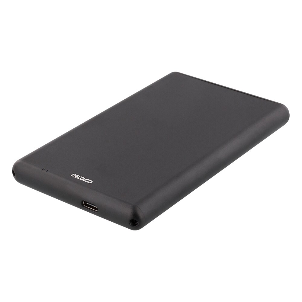 DELTACO USB-C SATA/SSD-kabinett
