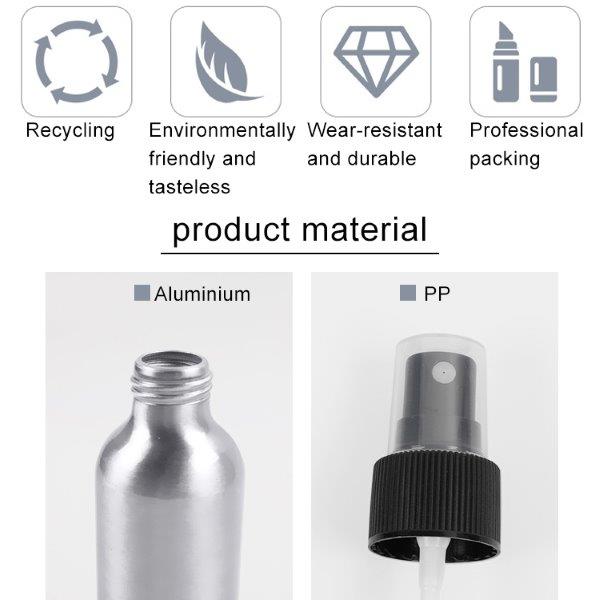 Refilflasker i Aluminium 250 ml - 5 Pk