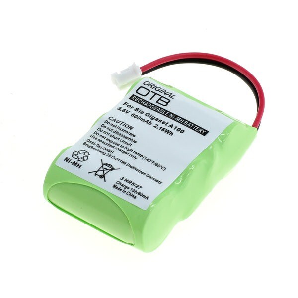 Batteripakke 2xAAA for Siemens Gigaset 100 / Gigaset A100 mm