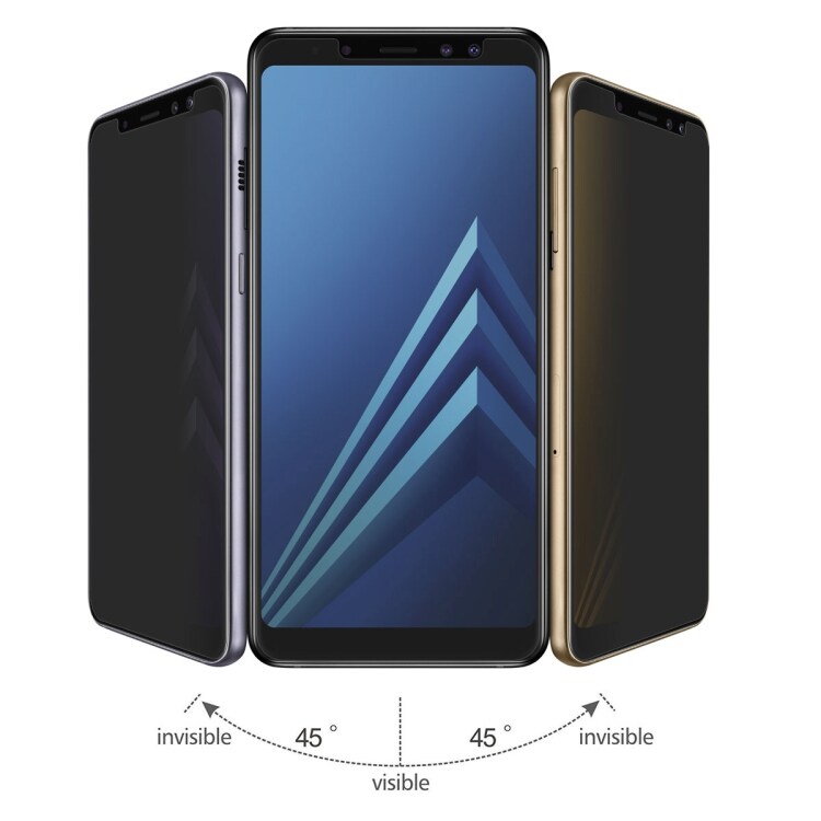 ENKAY Tempereret Skjermbeskyttelse 9H 2.5D Privacy Galaxy A8+ (2018)