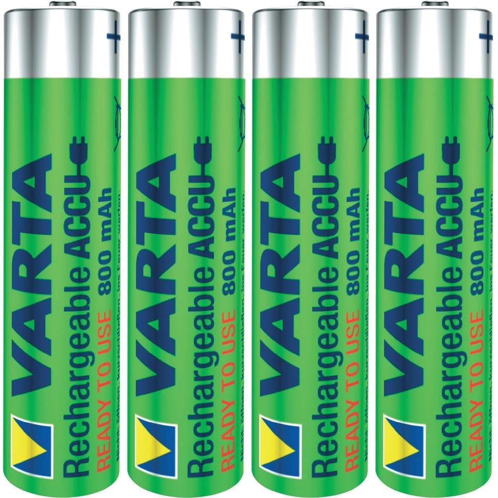 VARTA oppladbart batteri AAA Micro 800mAh 4-pk